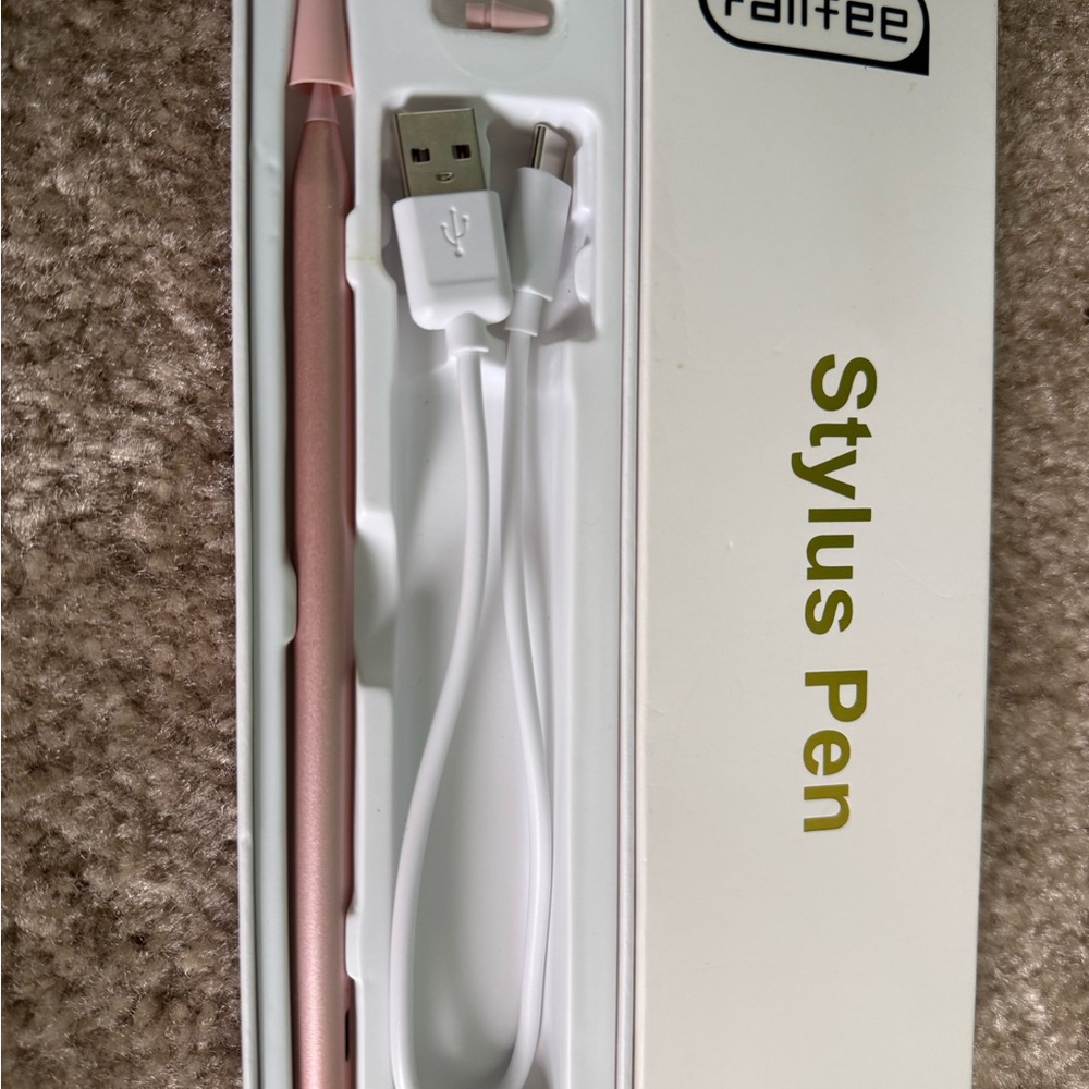 Pink Stylus Pen with USB Cable - Picture 2 of 3